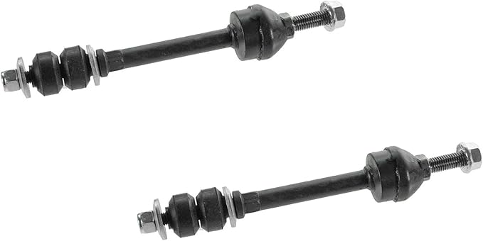 TRQ Front and Rear Sway Bar Link Set 4 Piece Compatible with 2005-2010 Dodge Dakota 2011 Ram Dakota 2006-2009 Mitsubishi Raider