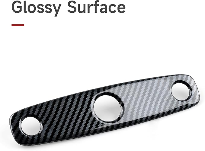 Car Reading Light Cover Decal Carbon Color ABS Trim Sticker for Tesla Model 3 Highland 2024 2025 2026 Model Y Juniper 2025 2026 Accessories