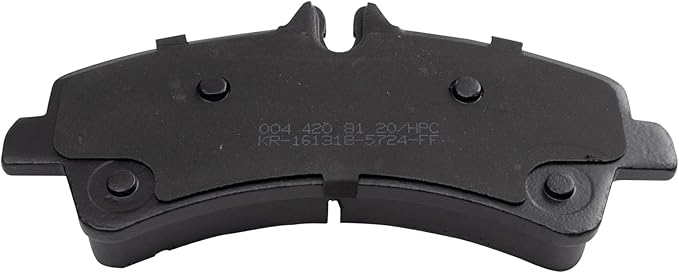 TRQ Rear Brake Pads Ceramic Hardware Compatible with 2007-2009 Dodge Sprinter 3500 2007-2018 Freightliner Sprinter 3500 2018 Sprinter 3500XD 2010-2018 Mercedes-Benz Sprinter 3500