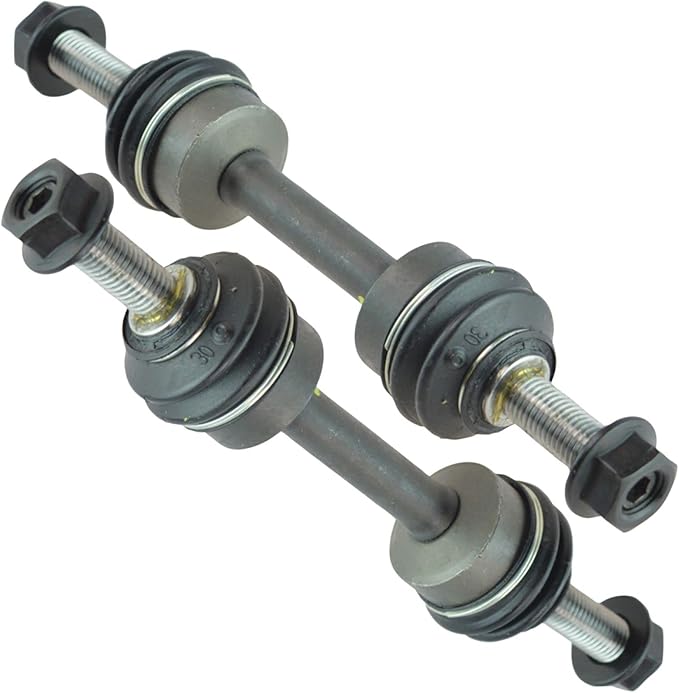 TRQ Front Driver and Passenger Side Sway Bar Link Set 2 Piece Compatible with 2009-2020 Ford F-150 Rear Wheel Drive 2007-2024 Expedition 2007-2024 Lincoln Navigator