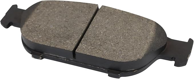 TRQ Front Ceramic Brake Pad Set Includes Contact Point Grease Compatible with 13-18 Audi A8 Quattro with 356mm Diameter Front Rotors