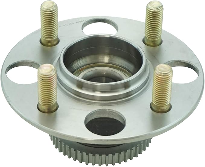 TRQ 2 Piece Rear Wheel Bearing & Hub Assembly Set Compatible with 2000-2006 Honda Insight