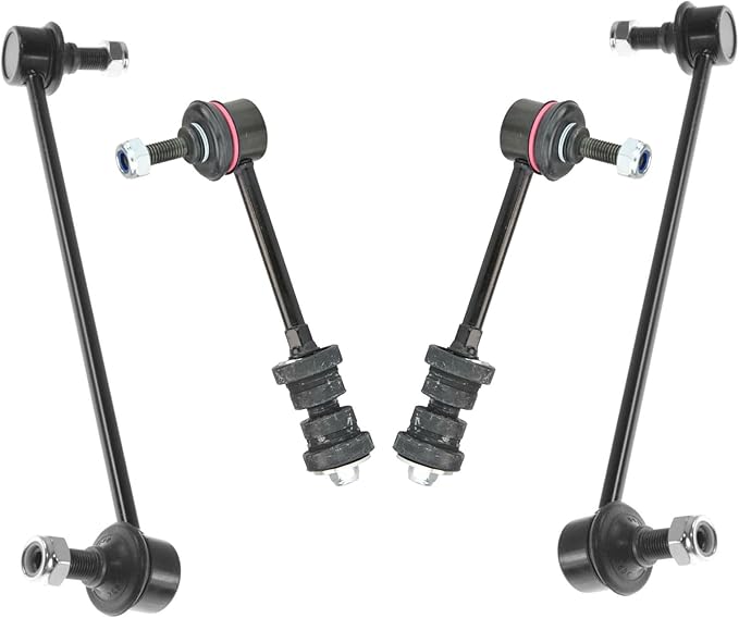 TRQ Front & Rear Sway Bar Stabilizer Link Set Compatible with 2012-2015 Chevrolet Captiva Sport 2008-2010 Saturn Vue 2007-2009 Suzuki XL-7