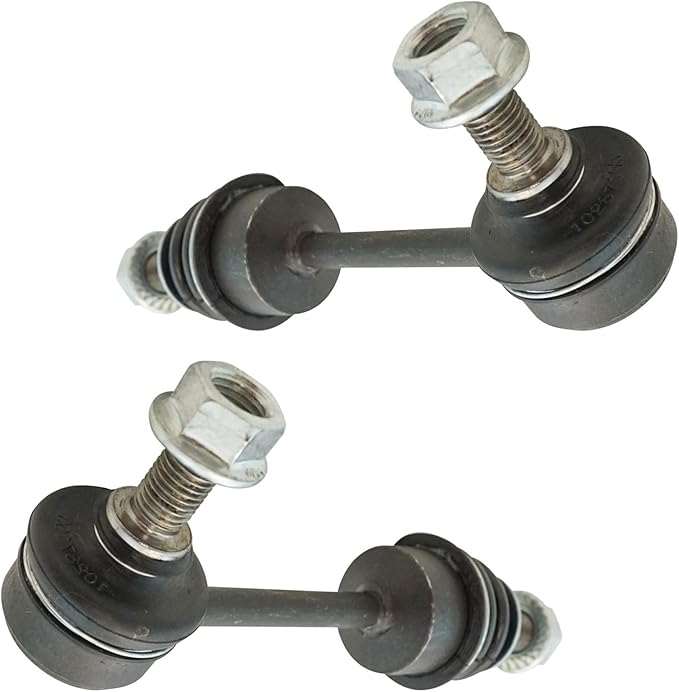 TRQ Rear Driver and Passenger Side Sway Bar Link Set 2 Piece Compatible with 07-18 BMW X5 08-19 X6 08-10 528i 04-07 530i 04-07 525i 07-10 650i 06-10 550i 04-05 645Ci 08 535i 04-05 545i