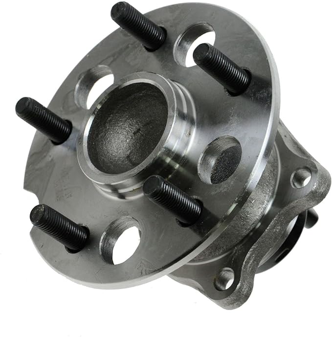 TRQ Rear Left and Right Wheel Bearing and Hub Assembly Set 2 Piece Compatible with 2004-2010 Toyota Sienna Front Wheel Drive