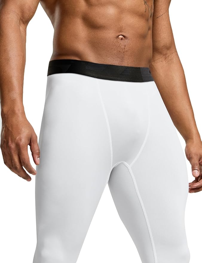 TSLA Men's Compression Pants - Cool Dry Athletic Sports Workout Running Tights Leggings Baselayer