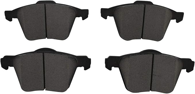 TRQ Front Brake Pads Ceramic Compatible with 2003-2009 Volvo XC90