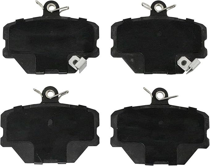 TRQ Front Brake Pads Ceramic Compatible with 2008-2016 Smart Fortwo
