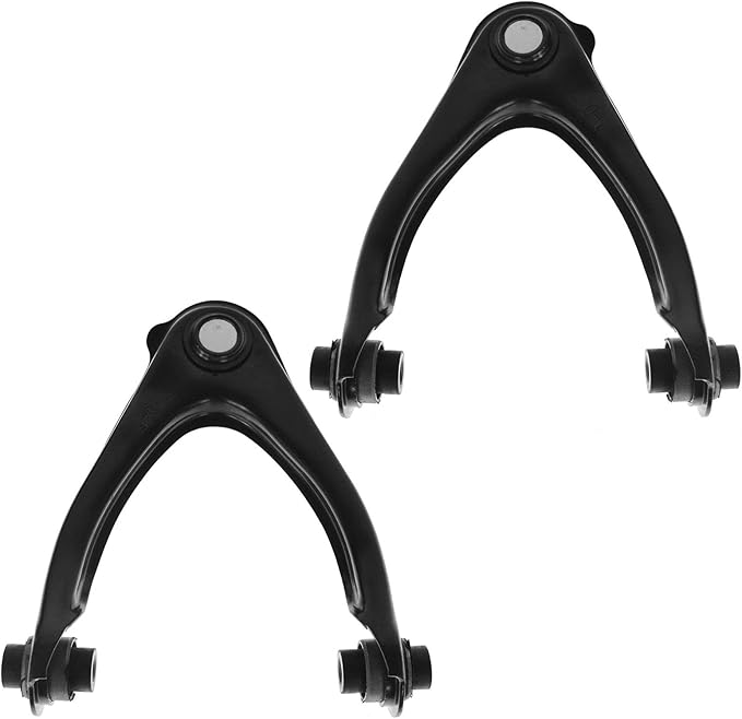 TRQ Front Upper Driver and Passenger Side Control Arm and Ball Joint Set 2 Piece Compatible with 1997-2001 Honda CR-V