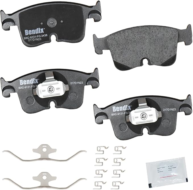 Bendix Priority1 CFC2438 Ceramic Front Brake Pads for Audi A3 2023-2022, A3 Quattro 2023-2022