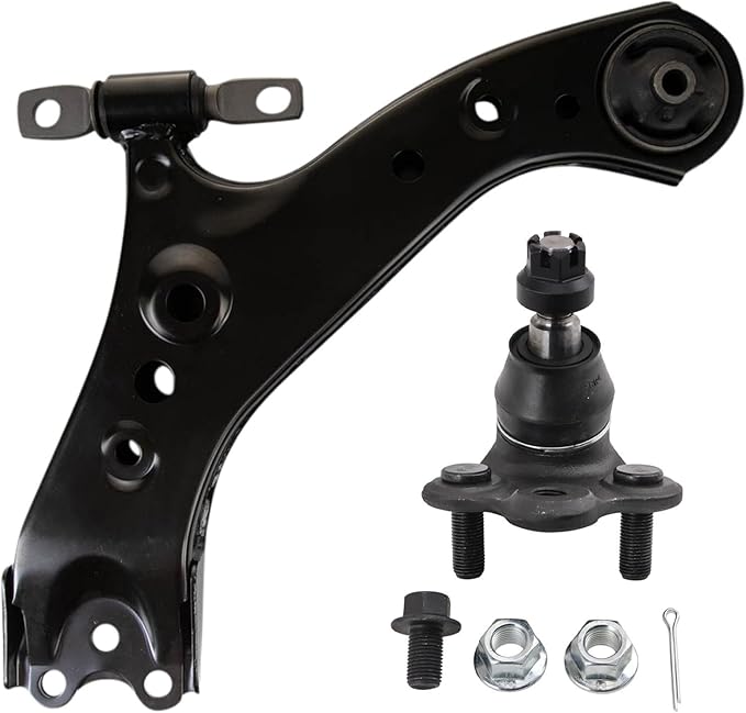 TRQ Front Right Lower Control Arm with Ball Joint Compatible with 2019-2024 Toyota RAV4