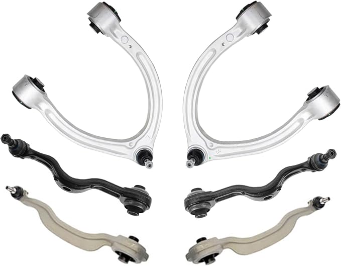 TRQ Front Control Arm with Ball Joint Set 6 Piece Compatible with 2007-2008 Mercedes-Benz CL550 2007-2014 CL600 2008-2014 CL63 AMG CL65 AMG 2007-2009 S550 2007-2013 S600 2008-2013 S63 AMG S65 AMG