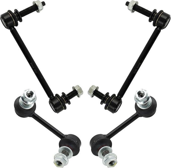 TRQ Front & Rear Sway Bar Stabilizer Link Set Compatible with 2008-2015 Cadillac CTS