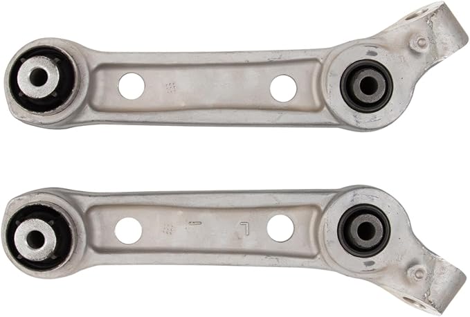 TRQ Front Lower Rearward Control Arm Set Driver and Passenger Side Compatible with 2017-2023 BMW 530i xDrive 2018-2020 530e 2021-2023 530e xDrive 2018 540d xDrive 2017-2023 540i xDrive