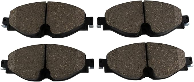 TRQ Front Ceramic Brake Pad Set Compatible with Audi A3 TT VW Golf GTI Jetta