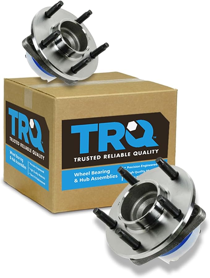 TRQ 2 Piece Rear Wheel Bearing & Hub Assembly Set Compatible with 2005 Buick Terraza 2003-2007 Cadillac CTS 2005-2011 STS Chevrolet Uplander Saturn Relay