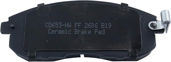 TRQ Front Brake Pads Ceramic Hardware Wear Sensor Compatible with 1999-2001 Infiniti G20 1996-1999 I30 1993-2001 Nissan Altima 1989-1999 Maxima 2000-2006 Sentra 1999-2001 Altra EV