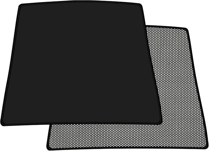 BestEvMod Foldable Roof Sunshade Compatible with 2026 2025 2024 Tesla Cybertruck Accessories Upgraded Heat Reflective Tech Accessories Sunroof Reflective Sun Shade (Roof Sunshade)