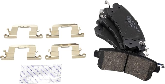 TRQ Rear Brake Pads Ceramic Compatible with 2011-2013 INFINITI QX56 2014-2021 QX80 2017-2021 Nissan Armada