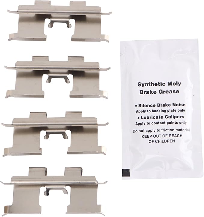 TRQ Rear Posi Ceramic Brake Pad Kit Set for Amanti/Azera/Elantra/Optima/Santa Fe/Sonata/Sportage/Tucson / XG300 / XG350