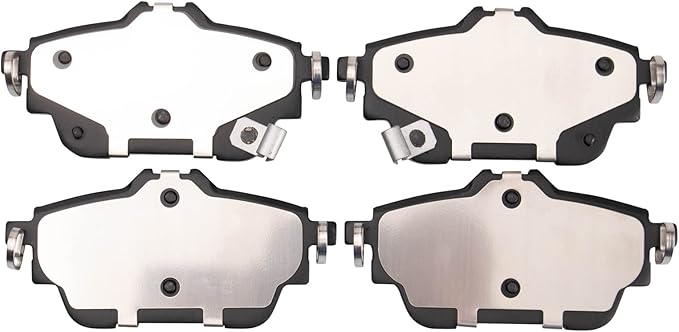 TRQ Rear Brake Pads Ceramic Compatible with 2020-2022 Nissan Sentra