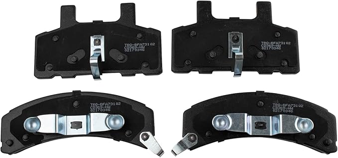 TRQ Front Posi Ceramic Brake Pad Kit Set for Chevy GMC Cadillac Pickup Truck