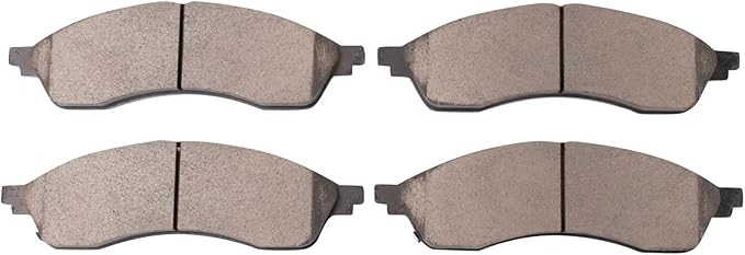 TRQ Front Brake Pads Ceramic Compatible with 2022-2023 Ford Edge 2021-2022 Lincoln Nautilus