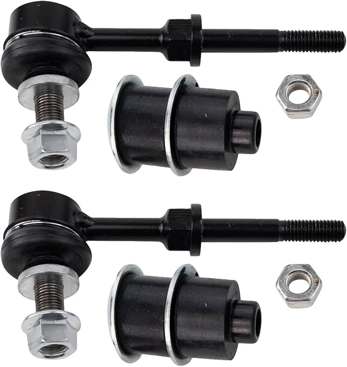 TRQ Rear Driver and Passenger Side Sway Bar Link Set 2 Piece Compatible with 2010-12 Lexus HS250h 2011-17 CT200h 2011-16 Scion tC 2016 iM 2017 Toyota Corolla iM