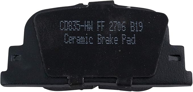 TRQ Rear Brake Pads Ceramic Compatible with 2000-2001 Lexus ES300 2000-2001 Toyota Camry 2005-2010 Scion tC