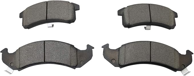 TRQ Front Posi Ceramic Brake Pad Kit Set for Buick Cadillac Chevy Pontiac