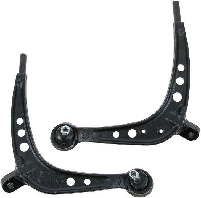 TRQ Front Lower Driver and Passenger Side Control Arm and Ball Joint Set 2 Piece Compatible with 2001-2005 BMW 325xi 2001-2005 330xi