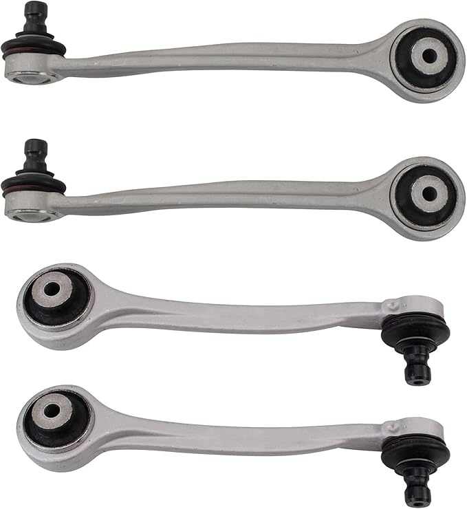TRQ Front Left and Right Upper Control Arm with Ball Joint Set 4 Piece Compatible with 2017-2020 Audi A4 2017-2023 A4 allroad A4 Quattro A5 Quattro 2018-2023 A5 Sportback RS5 S4 S5 S5 Sportback