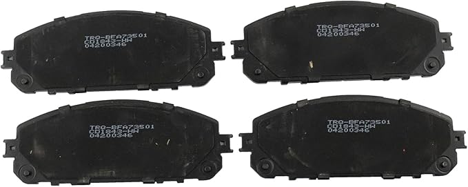 TRQ Front Brake Pads Ceramic Hardware Wear Sensor Compatible with 2016-2021 Jeep Cherokee