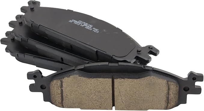 TRQ Front Brake Pads Ceramic Hardware Compatible with 2011-2019 Ford Explorer 2009-2019 Flex 2010-2019 Taurus 2009-2012 Lincoln MKS 2010-2019 MKT