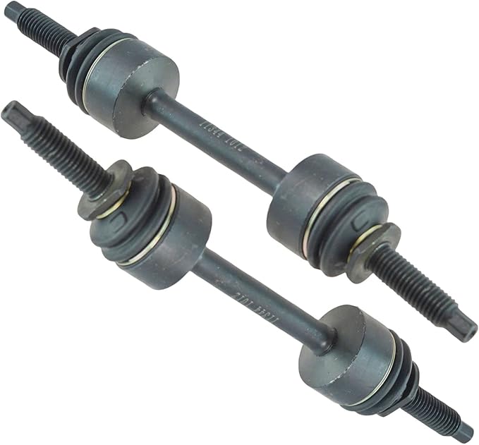 TRQ Front Driver and Passenger Side Sway Bar Link Set 2 Piece Compatible with 09 Ford F-150 4WD 10-14 F-150 4WD 11-12 F-150 AWD 15-20 F-150 4WD 11-22 F-250 4WD 11-22 F-350 4WD 09-22 F-450 09-22 F-550