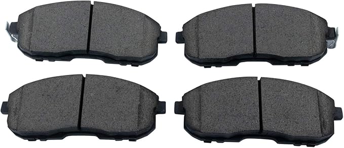 TRQ Front Brake Pads Ceramic Hardware Wear Sensor Compatible with 1999-2001 Infiniti G20 1996-1999 I30 1993-2001 Nissan Altima 1989-1999 Maxima 2000-2006 Sentra 1999-2001 Altra EV
