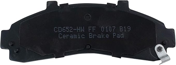 TRQ Front Brake Pads Ceramic Hardware Compatible with 1995-2001 Ford Explorer 1995-2002 Ranger 1995-2002 Mazda B2300 1998-2001 B2500 B3000 B4000 1997-2001 Mercury Mountaineer