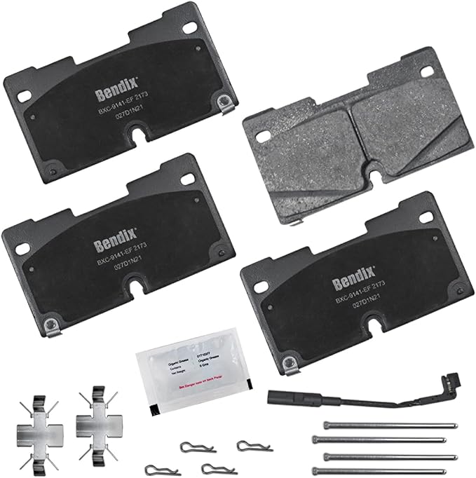 Bendix Priority1 CFC2173 Ceramic Front Brake Pads for Select Models Cadillac Escalade,Escalade ESV,Chevrolet Cheyenne,Silverado 1500,Silverado 1500 LTD,Suburban,Tahoe,GMC Sierra,1500,Limited,Yukon,XL