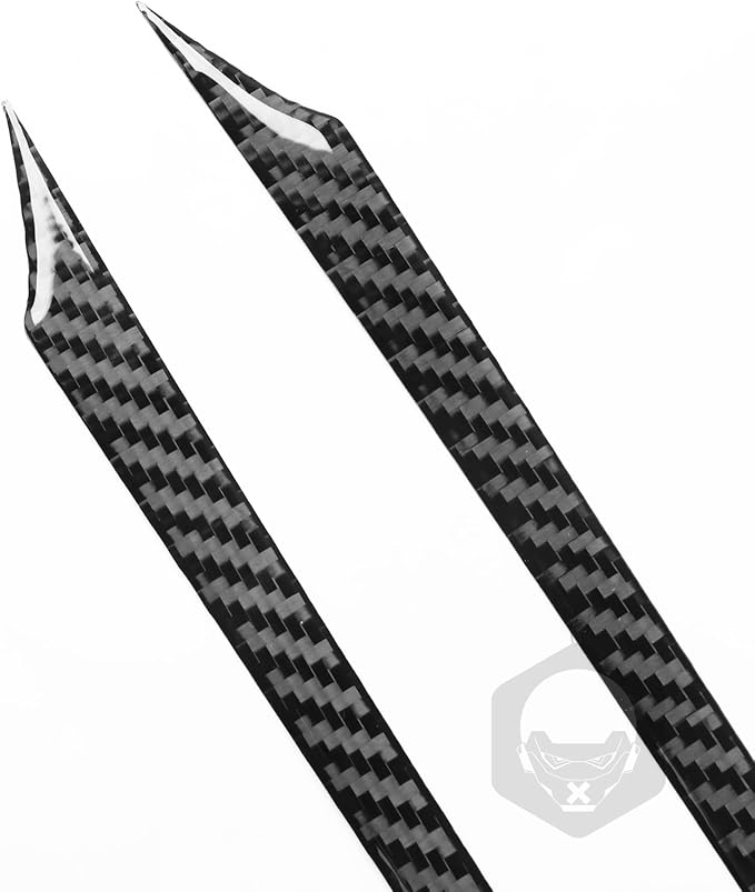 Center Console Storage Box Panel Frame Cover Carbon Fiber Sticker Car Interior Trim Compatible with Tesla Model 3 2024 Accessories Central Control Panel Frame Decorative Sticker