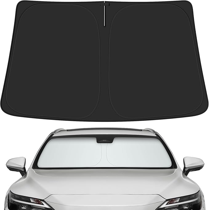 Car Windshield Sun Shade for Lexus 2023-2026 RX RX350 RX350h RX450h RX500h Accessories (OEM Design) Reflective Foldable Heat Insulation Sunshade for Ultimate Protection