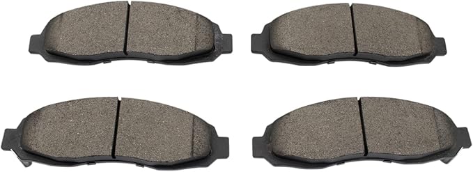 TRQ Front Brake Pads Ceramic Compatible with 2003-2004 Dodge Dakota