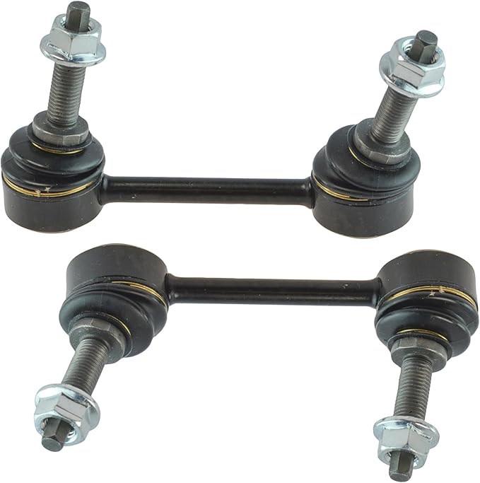 TRQ Rear Driver and Passenger Side Sway Bar Link Set 2 Piece Compatible with 2011-2022 Dodge Durango without Sport Suspension 2011-2019 Jeep Grand Cherokee