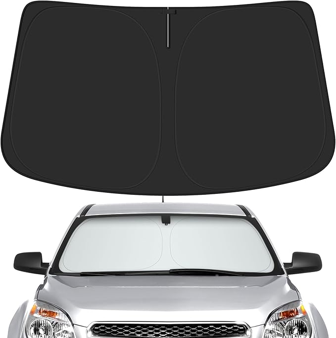 Car Windshield Sun Shade for Chevy 2010-2017 Equinox Accessories (OEM Design) Reflective Foldable Heat Insulation Sunshade for Ultimate Protection