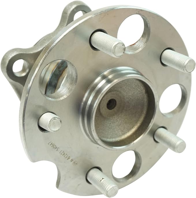 TRQ Rear Left and Right Wheel Bearing and Hub Assembly Set 2 Piece Compatible with 2009-2015 Toyota Venza Front Wheel Drive