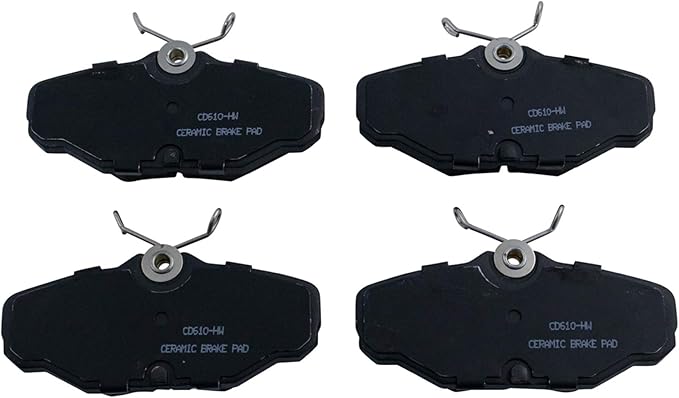 TRQ Rear Brake Pads Ceramic Compatible with 1993-2007 Ford Taurus 1993-2002 Lincoln Continental 1993-2005 Mercury Sable