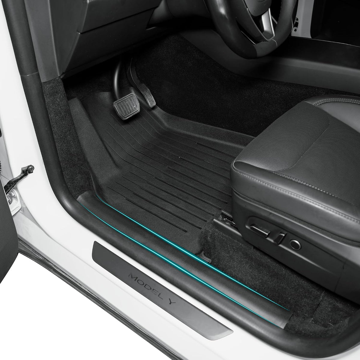 Tesla Model Y Floor Mats 2025 2026 11-Piece Set TPE Material
