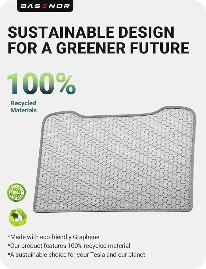 BASENOR 2025 2026 Tesla Model Y Juniper Sunshade Roof [No Gap] [Nano Ice-Crystal] Heat Insulation Foldable Sunroof Cover, UV Protection Shade for Model Y Gray