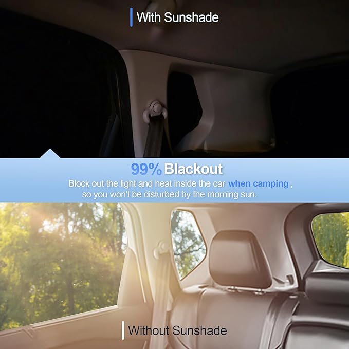 8pcs Car Window Shades for Volkswagen VW Atlas 2018-2025 Accessories,Windshield Side Rear Full Sunshade,Sun Visor UV Blocking, Privacy Protection and Blackout for Camping Outdoor