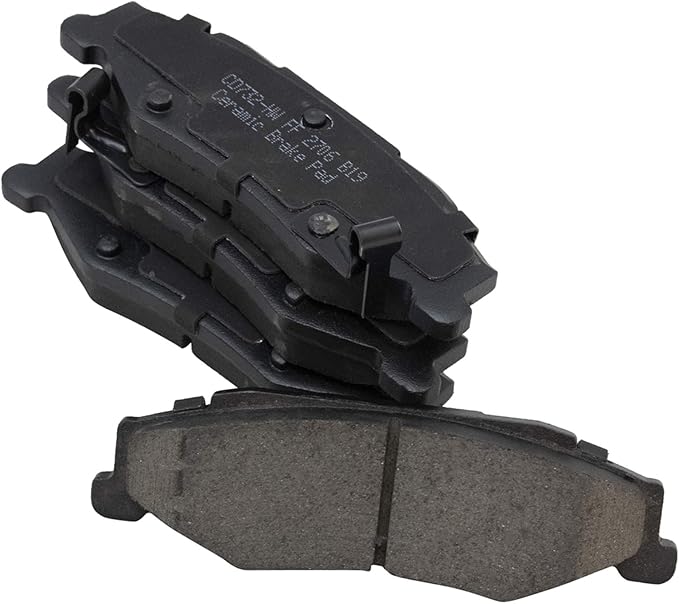 TRQ Rear Brake Pads Ceramic Compatible with 2004-2009 Cadillac XLR 1997-2013 Chevrolet Corvette