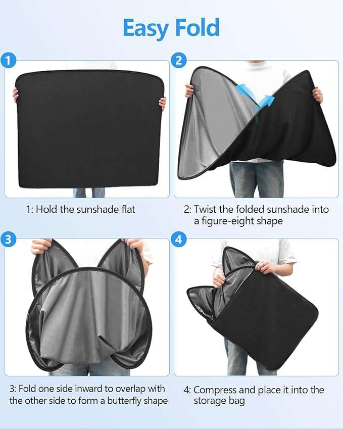 2025 Tesla Model 3 Sunshade Roof 2025 2024 Highland Roof Sunshade No-Gap & Sag-Free Glass Model 3 Accessories Nano Ice-Crystal Coatings Heat Insulation Glass Sun Shade Black